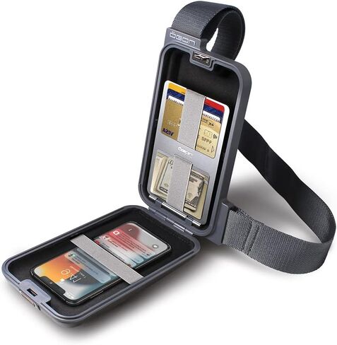 ÖGON Aluminium Sling Bag Phone Bag & Wallet - Practical and Stylish with an Integrated Wallet in Saudi Arabia