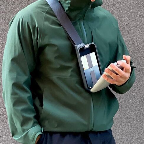 ÖGON Aluminium Sling Bag Phone Bag & Wallet - Practical and Stylish with an Integrated Wallet in Saudi Arabia