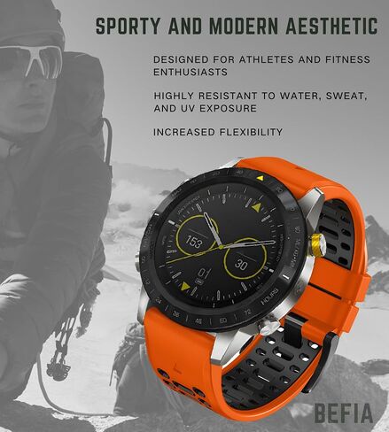 سوار ساعة Quickfit 22 ملم لـ Garmin Fenix ​​5 6 7 Pro Solar Forerunner 935 745 965 955، 22 حزام معصم قابل للتنفس in Saudi Arabia