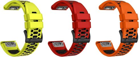 سوار ساعة Quickfit 22 ملم لـ Garmin Fenix ​​5 6 7 Pro Solar Forerunner 935 745 965 955، 22 حزام معصم قابل للتنفس in Saudi Arabia