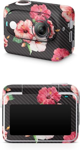Carbon Fiber Skin Compatible with Insta360 GO 3 (2023) - Black Diamond Plate - Premium 3M Vinyl Protective Wrap Decal Cover - Easy to Apply | Crafted in The USA by MightySkins in Saudi Arabia