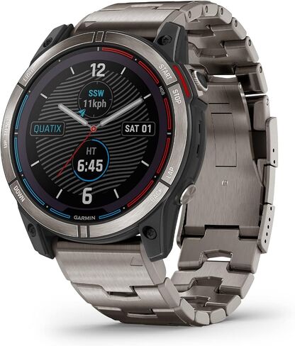 Garmin quatix® 7 Pro Premium GPS Marine Smartwatch with AMOLED Display, LED Flashlight, Sailing and Watersport Activities, Fish Forecast and Trolling Motor Control in Saudi Arabia