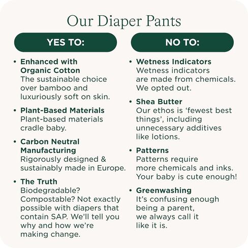 SmartyPants Pull Up Style Diapers | EWG Verified Safe & Plant-Based | Quilted 360 Waistband, Super Absorbent for Overnight Leak Protection | Training Pants by HealthyBaby | Size 3 (54 Count) in Saudi Arabia