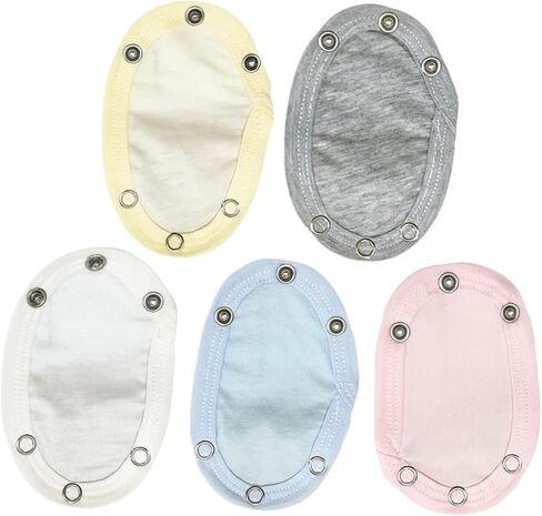 PACKOVE 10 Pcs Romper Suit Extension Bodysuit Extender Snaps Baby Bodysuit Extender for Baby Jumpsuits Extender in Saudi Arabia