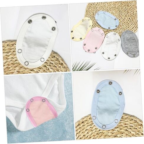 PACKOVE 10 Pcs Romper Suit Extension Bodysuit Extender Snaps Baby Bodysuit Extender for Baby Jumpsuits Extender in Saudi Arabia