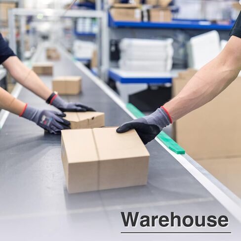 KAYGO Safety Work Gloves MicroFoam Nitrile Coated-3 Pairs, KG18NB,Seamless Knit Nylon Glove with Black Micro-Foam Nitrile Grip,Ideal for General Purpose,Automotive,Home Improvement, Large, Grey in Saudi Arabia