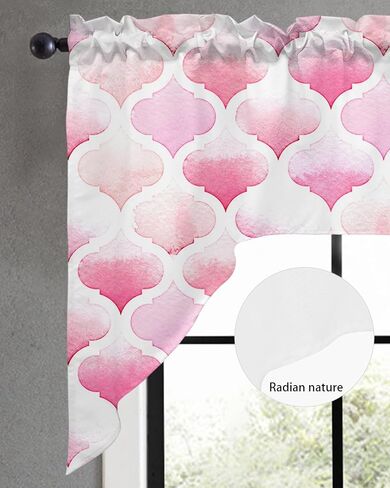 Botanical Leaves Swag Kitchen Curtain Sets with Valance,3 Pieces Rod Pocket Curtain Drapes for Bedroom Bathroom Cafe Windows,Wildflower Herb Plant Vintage Dragonfly 56''x36''&24''x27.5''x2Panels in Saudi Arabia