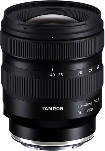 عدسة Tamron 20-40 مم f/2.8 Di III VXD لحزمة Sony E مع حامل ثلاثي القوائم من الألومنيوم ورأس كروي AB1، طقم فلتر 67 مم، طقم تنظيف in Saudi Arabia