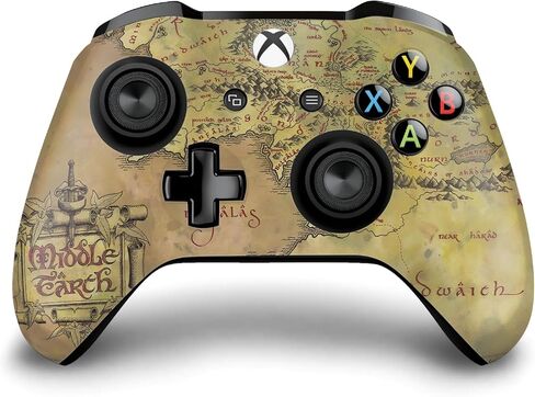 Head Case Designs Officially Licensed The Lord of The Rings The Fellowship of The Ring Map of The Middle Earth Graphic Art Vinyl Sticker Gaming Skin Decal Compatible with Xbox One S/X Controller in Kuwait