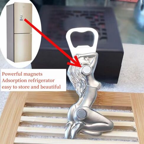 Bottle Opener Magnetic Fridge Decoration Solid Durable for Kitchen Bar Restaurant Party Beer Openers in Kuwait