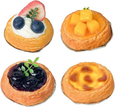 1Pcs Artificial Fried Egg Toast Simulation Bread Model Bakery Photo Props Showcase Prop Fake Toast Kitchen Props Toast Decor Fake Bread Pu Toast Model Home Supplies (2pc Pasta) in Kuwait