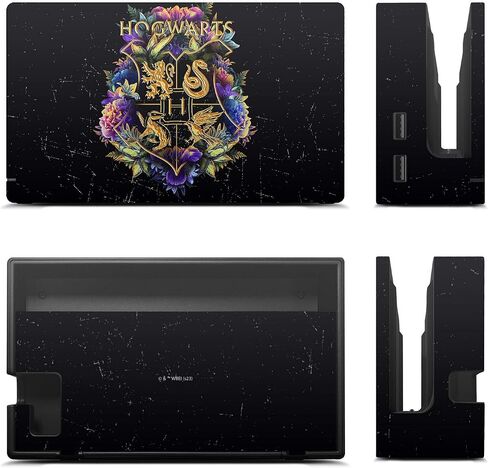 Head Case Designs Officially Licensed Harry Potter Hogwarts Crest Graphics Vinyl Sticker Gaming Skin Decal Cover Compatible With Nintendo Switch Console & Dock & Joy-Con Controller Bundle in Saudi Arabia