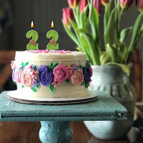 22 شمعة عيد ميلاد، شموع الكيك الثانية والعشرون، فضية عيد ميلاد سعيد عدد 22 شمعة لتزيين الكيك للرجال والنساء in Kuwait
