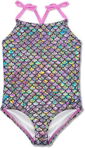 Gifts Treat Girls One Piece Swimsuit Hawaiian Beach Bathing Suit Swimming Costume for Girls Age 4-12 Years in Saudi Arabia