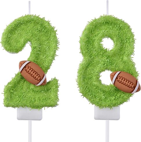 28 82 Birthday Candles, 28th 82nd Cake Candles, Silver Happy Birthday Number 28 82 Candles Cake Topper Decorations for Party Men Women in Kuwait