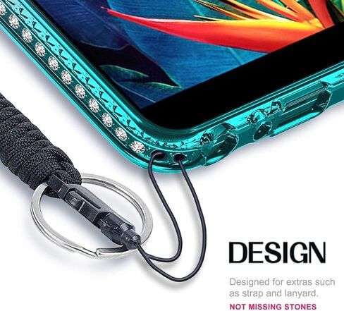 حافظة NGB Supremacy متوافقة مع iPod Touch 7/iPod Touch 6/5 [عبوة من قطعتين] مع واقي شاشة عالي الدقة وحامل حلقة/حزام معصم للفتيات والنساء والأطفال، حافظة لطيفة سائلة لامعة (أكوا/أرجواني، وردي/أكوا) in Kuwait