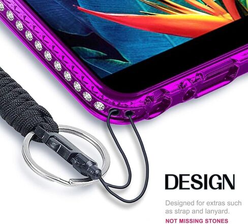 حافظة NGB Supremacy متوافقة مع iPod Touch 7/iPod Touch 6/5 [عبوة من قطعتين] مع واقي شاشة عالي الدقة وحامل حلقة/حزام معصم للفتيات والنساء والأطفال، حافظة لطيفة سائلة لامعة (أكوا/أرجواني، وردي/أكوا) in Kuwait