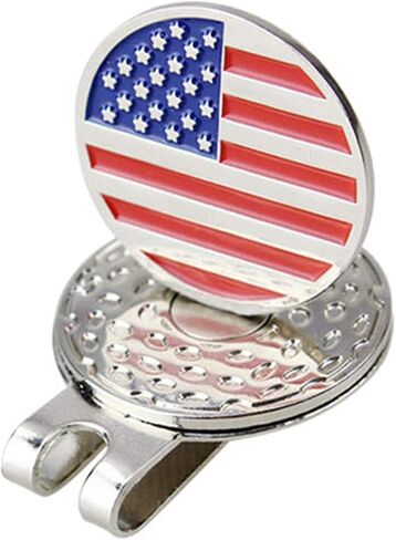 Magnetic Golf Hat Clip The Combination of The Great Wave and Starry Night Golf Ball Aiming Marker Professional Golf Training Aids Accessories in Saudi Arabia
