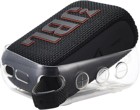 TPU Cover Case for JBL Go 4 Portable Speaker with Bluetooth,for JBL Go 4 Carrying Skin Sleeve Bag Accessories(Transparent) in Saudi Arabia