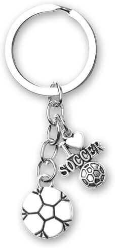 Sports Keychain for Basketball Soccer Football Team Player Coach Birthday Christmas Graduation Gifts for Boy Girl in Kuwait
