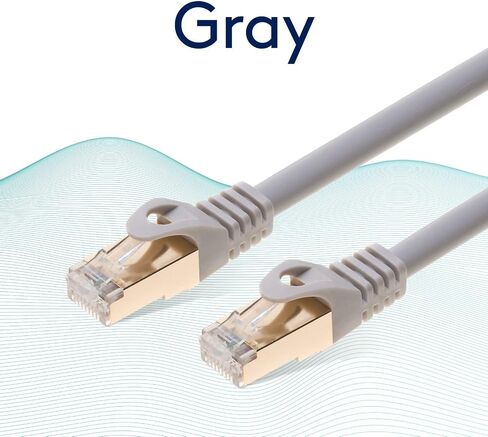 Cat 7 كابل إيثرنت شبكة التصحيح الحبل الأزرق 6ft 10Gbps LAN 600Mhz النحاس 26AWG S / FTP CAT7 محمية عالية السرعة أداء الإنترنت مطلية بالذهب RJ45 للألعاب / مودم / NAS / جهاز التوجيه / الكمبيوتر المحمول in Kuwait