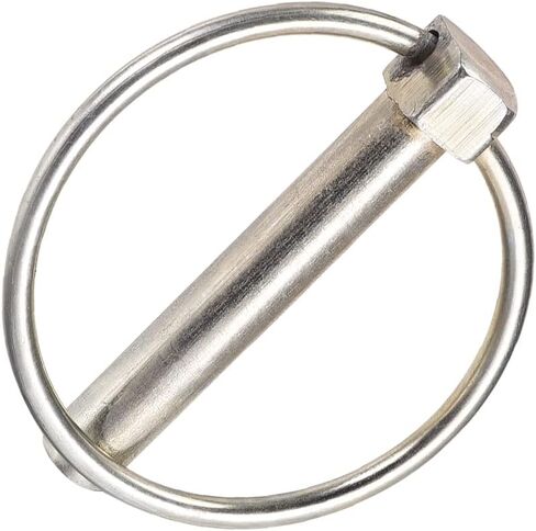 METALLIXITY Linch Pin with Ring (12mmx70mm) 2Pcs, Carbon Steel Linch Pins Lock Clips Fastener Pin - for House Construction, Tractors, Trailers, Trucks, Mowers, Trolley in Saudi Arabia