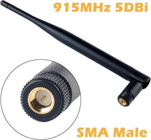 هوائي Lora 915 ميجا هرتز 5DBi Gain SMA ذكر هوائي متعدد الاتجاهات مع موصل U.FL/IPEX إلى SMA للأجهزة الشبكية LoRa Board (1 قطعة) in Saudi Arabia