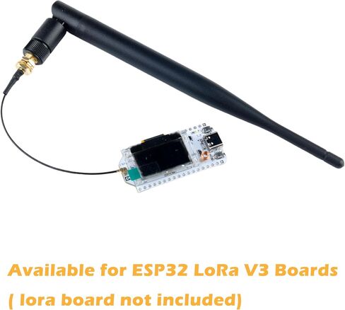 هوائي Lora 915 ميجا هرتز 5DBi Gain SMA ذكر هوائي متعدد الاتجاهات مع موصل U.FL/IPEX إلى SMA للأجهزة الشبكية LoRa Board (1 قطعة) in Saudi Arabia
