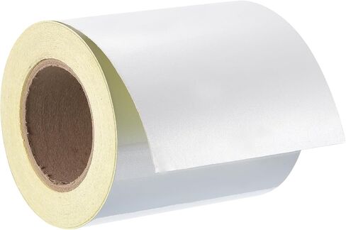 PATIKIL Reflective Tape, 1 Roll 4 Inch x 150 Ft Waterproof Adhesive High Visibility Caution Warning Safety Tape Reflector for Trucks Trailers Cars, White in Saudi Arabia