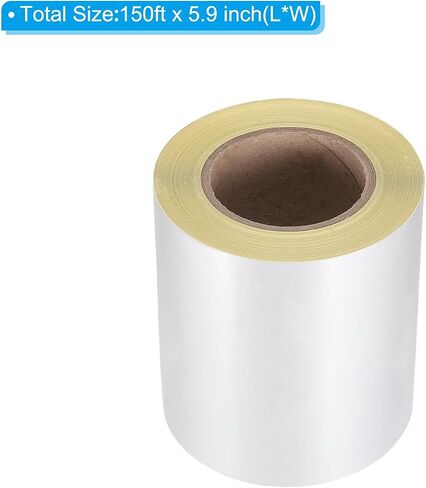 PATIKIL Reflective Tape, 1 Roll 4 Inch x 150 Ft Waterproof Adhesive High Visibility Caution Warning Safety Tape Reflector for Trucks Trailers Cars, White in Saudi Arabia