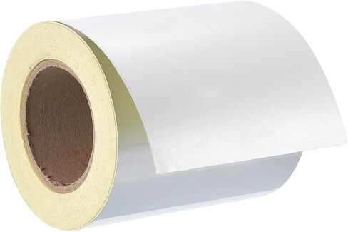 PATIKIL Reflective Tape, 1 Roll 4 Inch x 150 Ft Waterproof Adhesive High Visibility Caution Warning Safety Tape Reflector for Trucks Trailers Cars, White in Saudi Arabia