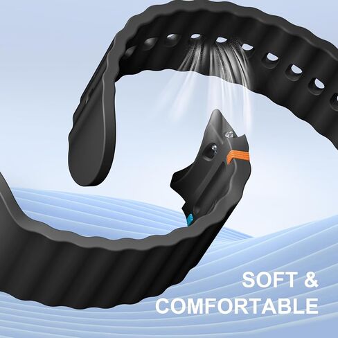 Sport Band Compatible with Samsung Galaxy Watch 7 Band 40mm 44mm,No Gap Soft Silicone Bands For Galaxy Watch FE 40 mm/Galaxy Watch 6/6 Classic 5 4 Band 40mm 44mm/20mm Watch Band For Women Men in Saudi Arabia