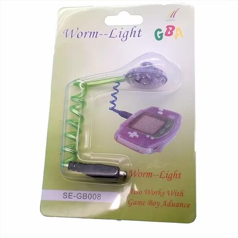 Green Flexible LED Night Worm Light for Game Boy Color Pocket for GBC GBP Screen Light, Console Worm Lamp Accessories No extra batteries required Game Boy Color in Saudi Arabia