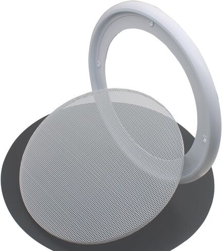 2pcs Round Ceiling Speaker Grill Covers for 8 Inch Speaker with Screws(White) in Saudi Arabia