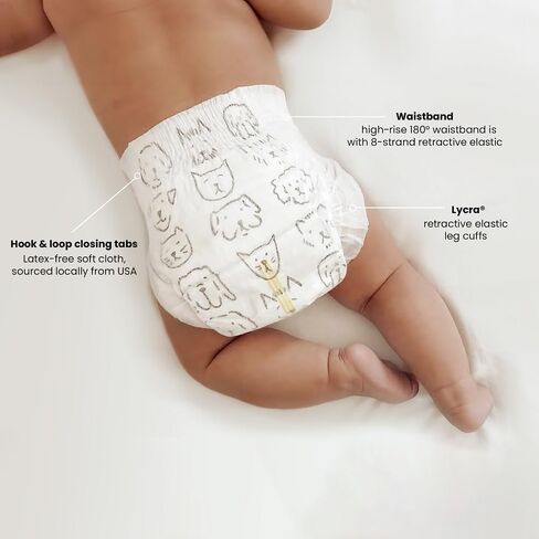 PARASOL Clear+Dry Disposable Diapers | RashShield Protection, Leakproof Design, Hypoallergenic Diaper Set | Size 4, (20-32 lbs) 216 Count in Saudi Arabia