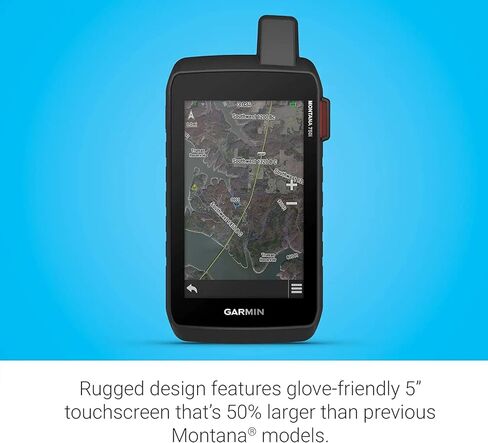 Garmin Montana 760i Rugged GPS Handheld Navigator | inReach for SOS & 2-Way Texting, 5" Touchscreen, Camera, Satellite Imagery, Mapping for Roads or Trails | Signature Series Power Bundle in Saudi Arabia