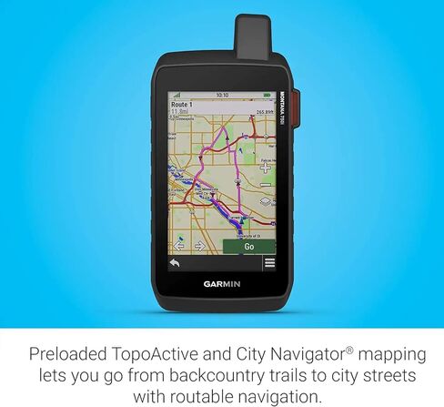 Garmin Montana 760i Rugged GPS Handheld Navigator | inReach for SOS & 2-Way Texting, 5" Touchscreen, Camera, Satellite Imagery, Mapping for Roads or Trails | Signature Series Power Bundle in Saudi Arabia