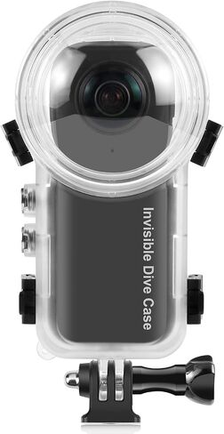 PULUZ 50m/164ft Invisible Dive Case for Insta360 X3 Accessories Underwater Housing Cover Protective Case PC Shell, Underwater Photography Cameras for Insta 360 x3 Waterproof Cases in Kuwait