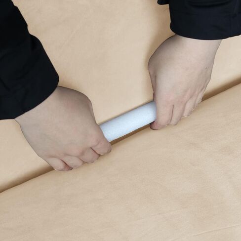 أغطية أريكة مقسمة من cjc، غطاء مقطعي للزاوية، قطعة زاوية، غطاء منزلق على شكل حرف L قابل للعكس، واقي أريكة زاوية كرسي لغرفة المعيشة (بني مخملي، غطاء الزاوية فقط) in Kuwait