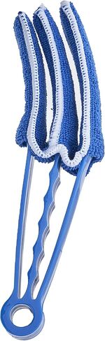 Blind Cleaner Duster Tool, Fan Blade Cleaner, Air Duct Cleaning Tools, Blue Window Blinds Cleaner with Microfiber Sleeve for Fans, Window Blinds, Vents, Shutters…-Superio in Kuwait