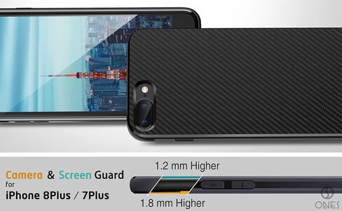 حافظة ONES رفيعة للغاية لهاتف iPhone Xs Max · نسيج من ألياف الكربون [منع بصمات الأصابع] [حماية الكاميرا والشاشة] [امتصاص الصدمات] [غير قابل للانزلاق] · غطاء خفيف الوزن أسود in Kuwait