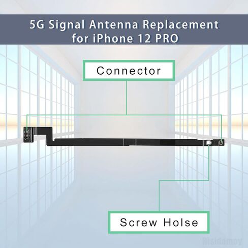 for iPhone 12 PRO US Version 5G Signal Antenna Replacement for iPhone 12PRO 5G Antenna Flex Cable Connection Part with Repair Fix Tool Screwdriver and Screw Pads A2341 A2406 A2407 A2408 in Saudi Arabia