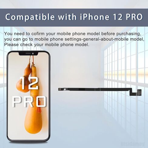 for iPhone 12 PRO US Version 5G Signal Antenna Replacement for iPhone 12PRO 5G Antenna Flex Cable Connection Part with Repair Fix Tool Screwdriver and Screw Pads A2341 A2406 A2407 A2408 in Saudi Arabia