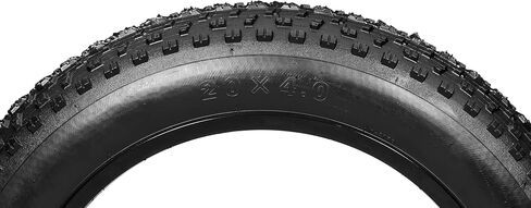 Mongoose Fat Tire Replacement, 20" x 4" or 26" x 4" Fat Tire Bike, Knobby, Puncture Guard, Nylon Inserts Within The Tire for Extra Puncture Resistance, Bicycle Replacement Parts, Black in Kuwait