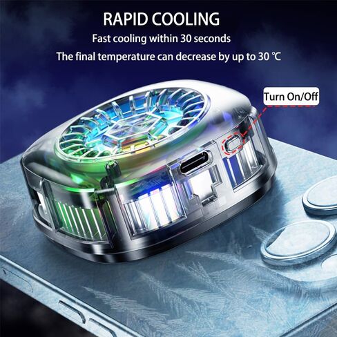 مبرد الهاتف، مبرد مغناطيسي، مبرد لهاتف iPhone/Andorid/IPad/الكمبيوتر اللوحي، تبريد الهاتف الخلوي، مبرد الهاتف FaMobile Cooler، تبريد أشباه الموصلات للبث المباشر، مدونة فيديو خارجية، الألعاب in Kuwait