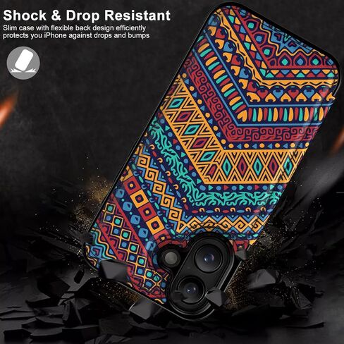 محفظة LETO لهاتف iPhone 16 Pro Max - غطاء جلدي قابل للطي - تصميمات عصرية - فتحات للبطاقات، مسند - حافظة هاتف واقية للنساء والفتيات - 6.9 بوصة - أسود in Kuwait