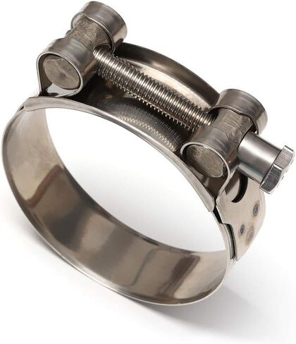 29-31mm T-Bolt Hose Clamps, Adjust Tube Clamps 304 Stainless Steel Heavy Duty Pipe Tube Clamps (4 Pcs) in Kuwait