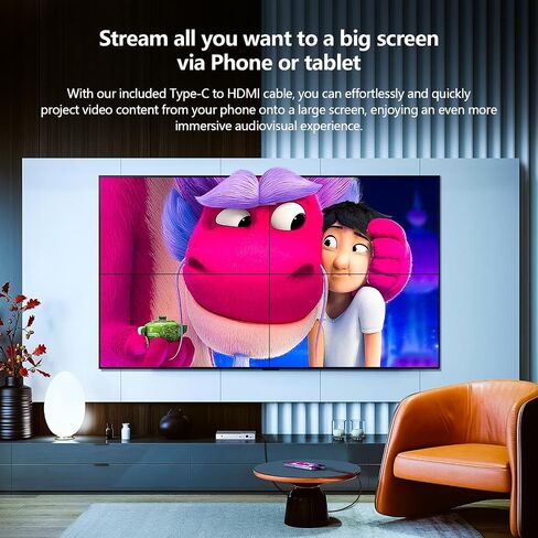 Video Wall Controller with 12 Modes, HDMI or USB-C 4K Input TV Wall Controller, TV Wall Processor, 180° Rotation, Audio, and IR Remote,2x2,1x2,1x3,1x4,2x1,3x1,4x1, 4 tv Screens in Wall Display in Saudi Arabia