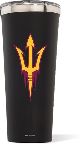 NCAA Corkcicle Classic Triple Insulated Tumbler, 24 oz – Stainless Steel Travel Tumbler Keeps Beverages Cold 9+hr with Primary Logo (Ohio State Buckeyes) in Saudi Arabia