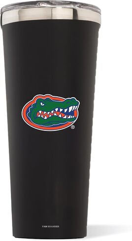 NCAA Corkcicle Classic Triple Insulated Tumbler, 24 oz – Stainless Steel Travel Tumbler Keeps Beverages Cold 9+hr with Primary Logo (Ohio State Buckeyes) in Saudi Arabia